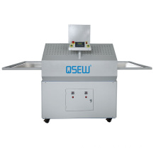 QS-L100  computer automatic big size pneumatic double work table heat transfer press machine T shirt printing machine
